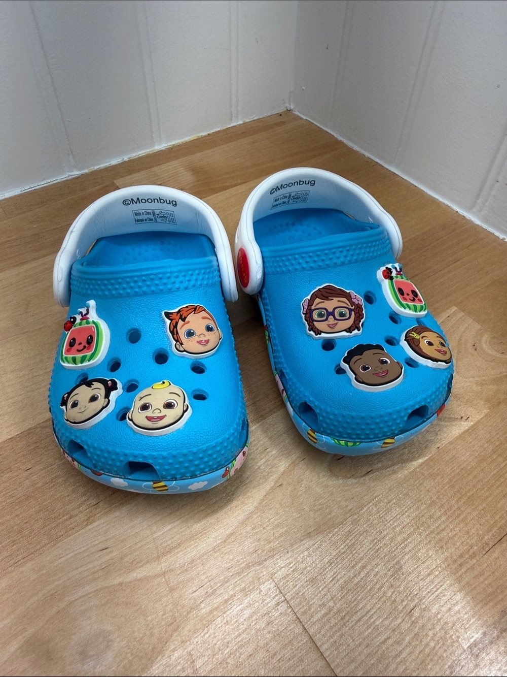 Kids Cocomelon Crocs Size 4